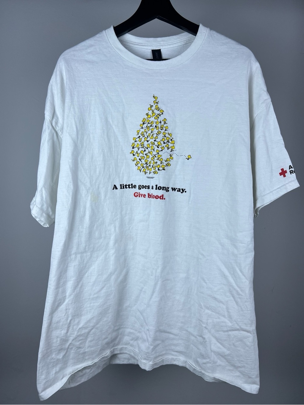 American Red Cross Woodstock “A little goes a long way” T Shirt Size 2XL